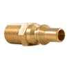 Camco LP QUICK CONNECT, 1/4IN NPT X FULL FLOW MALE PLUG, CLAMSHELL 59903